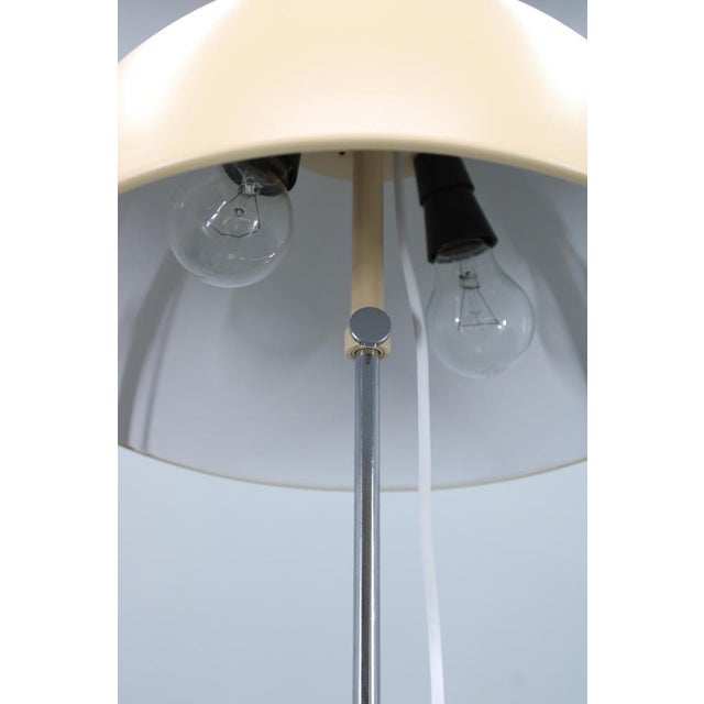 Beige Mushroom Floor Lamp with Height-Adjustable Shade from Napako, Former Czechoslovakia, 1970s For Sale - Image 8 of 11