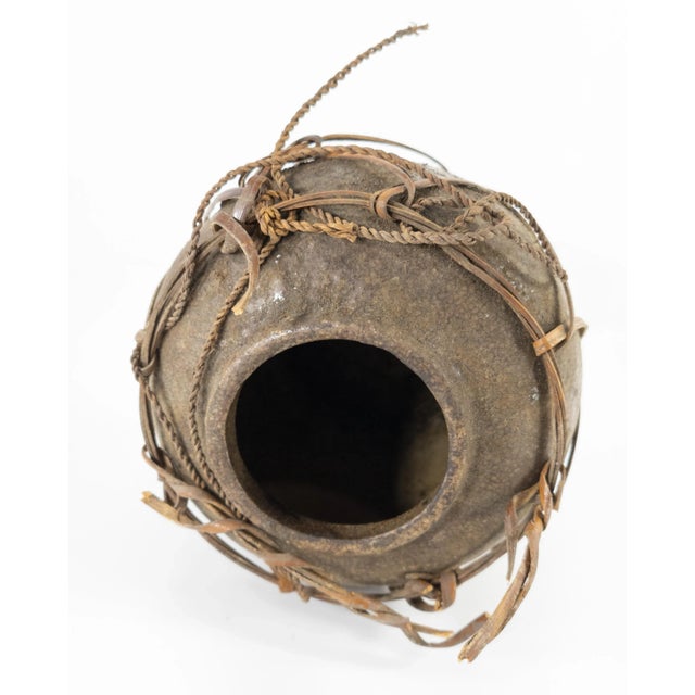 Early 20th Century Chinese Rustic Crackled Ginger Jar For Sale - Image 4 of 6