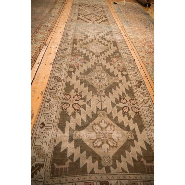 Old New House Antique Distressed Karabagh Rug Runner - 3'1" x 14'7" For Sale - Image 4 of 8