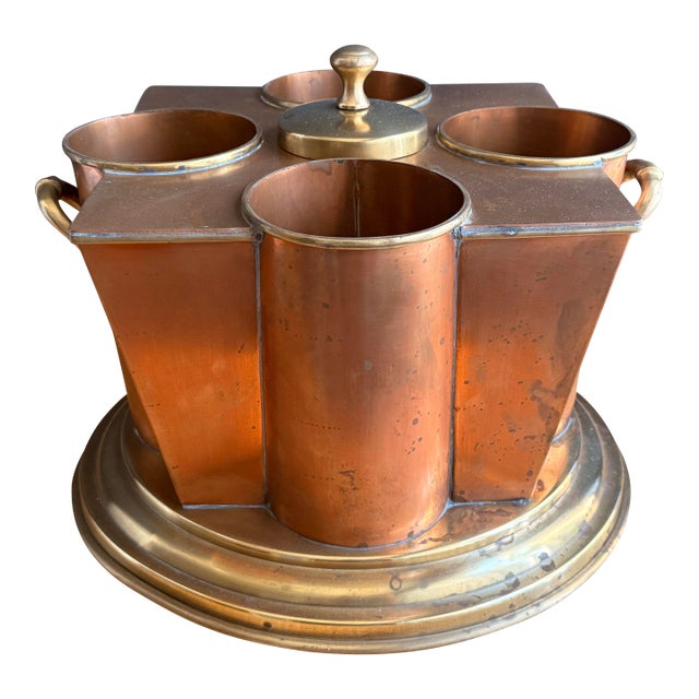 1970s Copper Wine Cooler For Sale