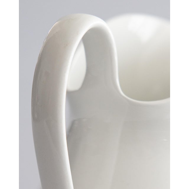 Antique 19th Century Dutch White Ironstone Pitcher For Sale In Houston - Image 6 of 9