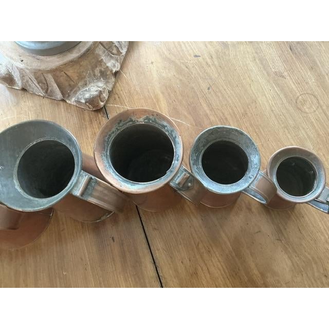Antique Copper Measures - a Set of Six For Sale - Image 9 of 9