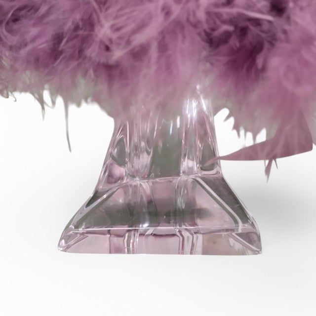 Mid-Century Modern Crystal Table Lamp from Daum, 1960s For Sale - Image 3 of 5