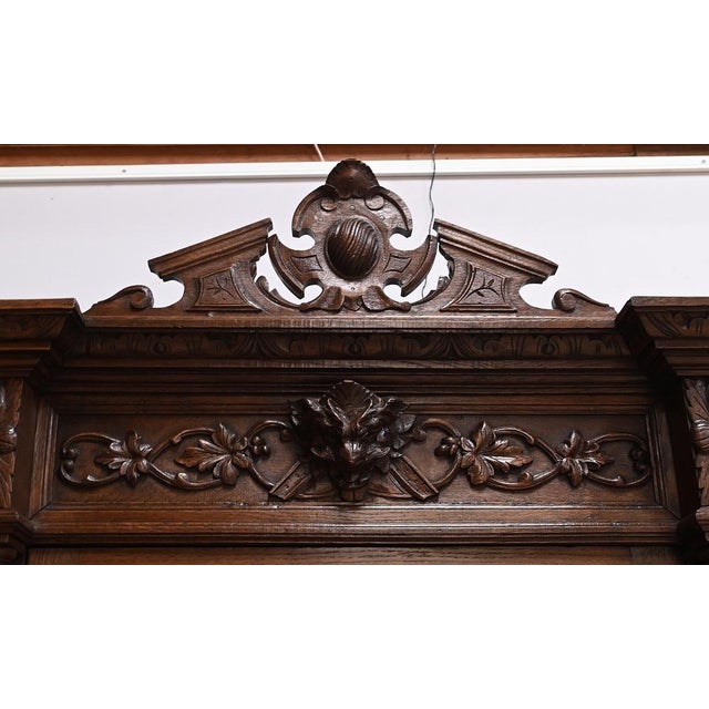 Narrow Cupboard in Oak For Sale - Image 6 of 18