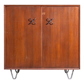 1950s George Nelson for Herman Miller Basic Cabinet Series (Bcs) Double-Door Credenza. For Sale