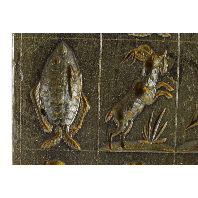 Antique Wax Mold for Marzipan/Springerle Cookies 20 Animals, People, Birds For Sale In Houston - Image 6 of 12