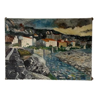 View of Corsica, 1964, Oil on Canvas For Sale
