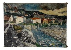 View of Corsica, 1964, Oil on Canvas