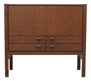 Team Program 500 Double Bar Cabinet in Wengé from N-Line, 1966