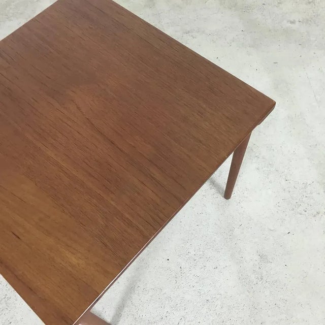 Teak Side Table by Peter Hvidt & Orla Molgaard for France & Son Daverkosen, 1960s For Sale - Image 4 of 11
