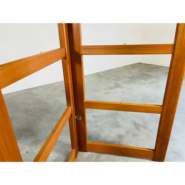 Brown Danish Modern Freestanding Teak Bookcase Shelving Etagere or Wall Unit For Sale - Image 8 of 9