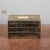 Vintage Wooden and Fabric Trunk For Sale - Image 5 of 17