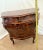 Vintage Venetian Bombe Commode Small Chest of Drawers Burl Turtle Shell Walnut For Sale - Image 10 of 13