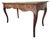 Brown Vintage Mid-Century Italian Desk With Cloth-Lined Drawers For Sale - Image 8 of 18