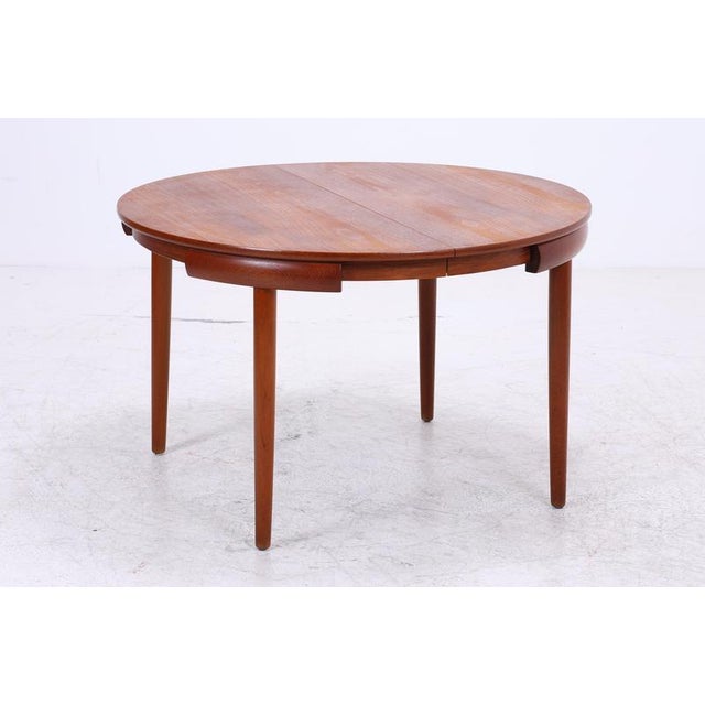 Vintage Teak Roundette Dining Table by Hans Olsen for Frem Røjle For Sale - Image 15 of 17