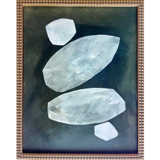 2025 "Seguire" Contemporary Abstract Painting on Paper by Artist r.k. Red For Sale