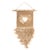 French Country Contemporary Natural Straw Loving Heart Wall Art For Sale - Image 3 of 5