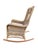 English Late 20th Century Ralph Lauren Safari Collection Tan Wicker Rocking Chair For Sale - Image 3 of 18
