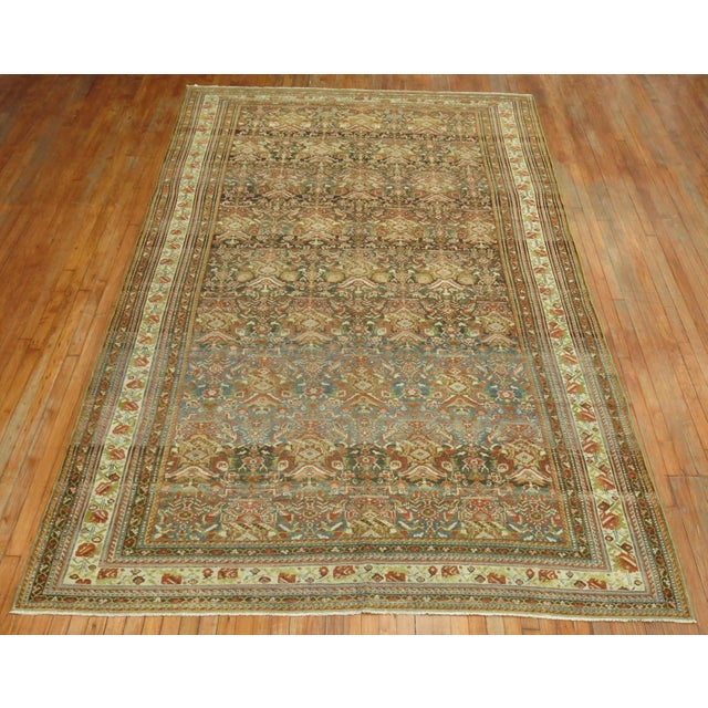 Antique High Decorative room-size Persian Malayer rug from the early 20th century Measures: 7'4'' x 12'4''.