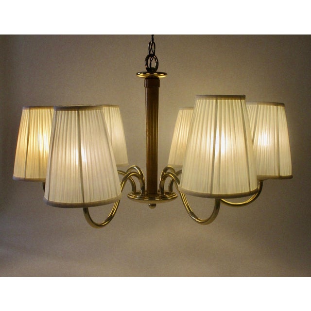 Vintage Chandelier in Brassard Wood by Oswald Haerdtl, 1933 For Sale - Image 14 of 18