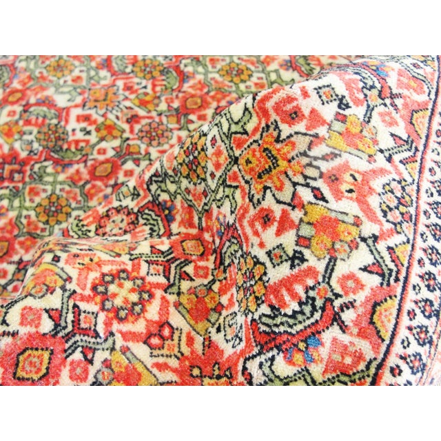 Antique Persian Sarouk Feraghan Rug, Fine 3'11" X 6'6" For Sale In Chicago - Image 6 of 7