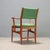 Vintage Armchair in Green Fabric, 1950s For Sale - Image 9 of 11