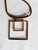 1970s Vintage 1970s Brutalist Geometric Gold-Tone Pendant Necklace For Sale - Image 5 of 12