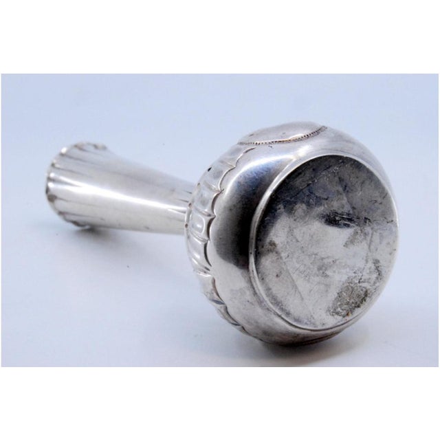 Small Silver Jug with Embossed Base and Raised Body For Sale - Image 6 of 11