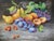 Abundant Harvest - Summer Fruit Still Life Vibrant still life of juicy, ripe fruit on a ceramic tile by Alzora Zaremba...