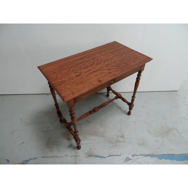 Antique Mahogany Side Table with Drawer For Sale - Image 11 of 12