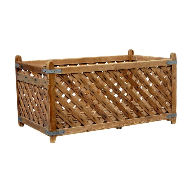 Scandinavian Pine Log Basket, 1890 For Sale - Image 9 of 9