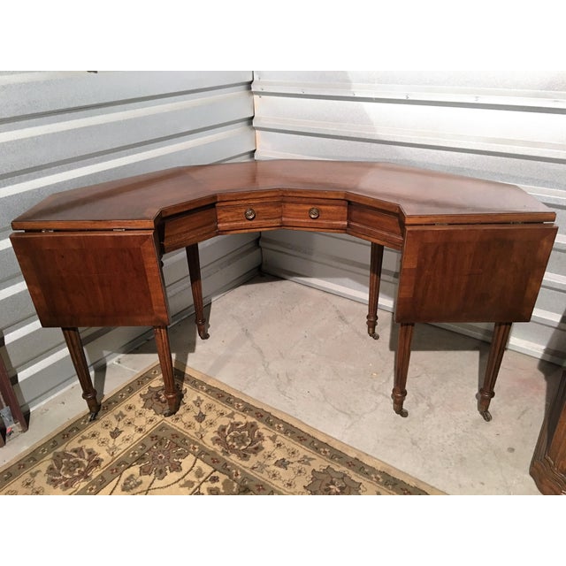 Vintage Thomasville DropLeaf "Horseshoe" Desk Chairish