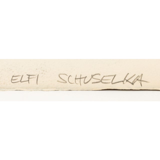 Sky Blue Elfi Schuselka Sky Stone Variations Mixed Media, 2 For Sale - Image 8 of 8