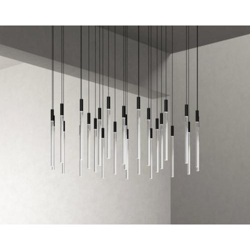 Plexi Lamps in Steel by Angelo Mangiarotti for Karakter, Set of 24 For Sale - Image 4 of 10