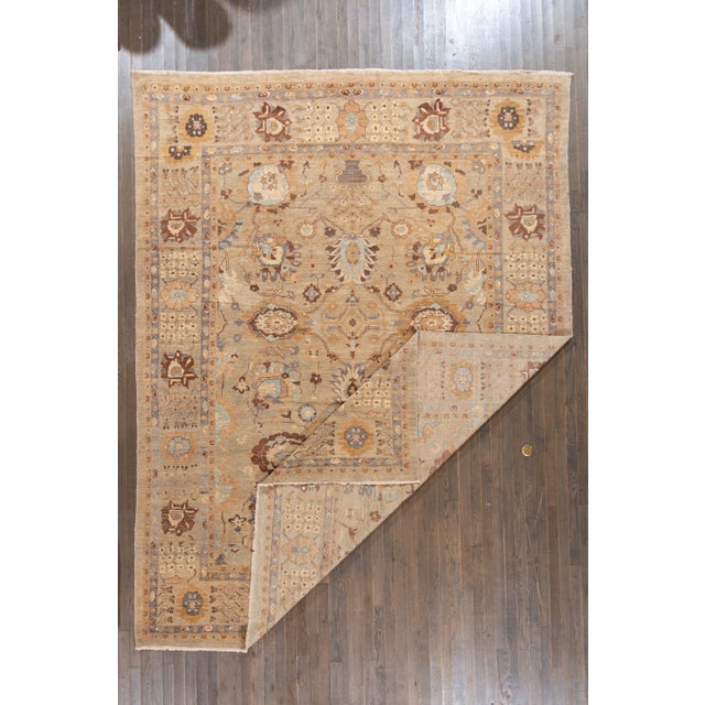Modern 21st Century Modern Sultanabad Wool Rug For Sale - Image 3 of 7