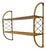 French Rattan Bamboo Wall Shelf, 1960s For Sale