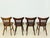 Vintage Country Style Wooden Dining Chairs, Set of 4 For Sale - Image 6 of 11