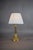 19th Century 19th Century Ormolu Gilt Bronze Table Lamp with Pleated Shade For Sale - Image 5 of 11