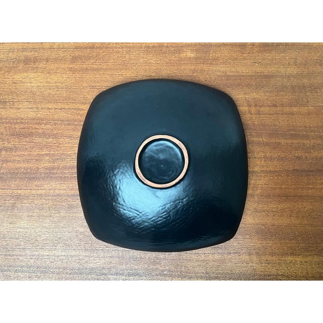 Mid-Century Brutalist Fat Lava Pottery Bowl, 1960s For Sale - Image 11 of 18