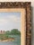 Green Vintage Impressionist River Landscape Oil Painting on Canvas - Framed For Sale - Image 8 of 11