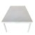 1970s Modernist White Steel Coffee Table For Sale - Image 4 of 7