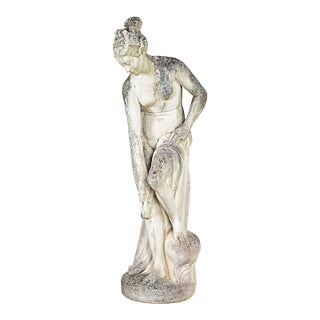 Early 20th Century English Reproduction Statue of La Baigneuse or Venus Bathing For Sale