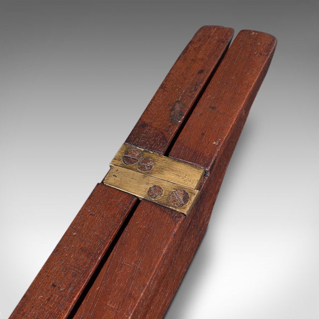 Antique Officer's Field Boot Jack, English, Oak, Campaign Shoe Pull, Georgian For Sale - Image 11 of 12