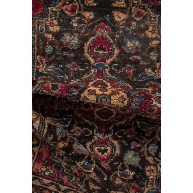 1930s Vintage Lilihan Square Rug Mat - 1'10" x 2'8" For Sale - Image 5 of 8