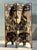 Vintage Chinoiserie Four Panel Folding Screen For Sale - Image 12 of 12
