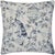Ivory Shabby Chic Printed Velvet Handmade Pillow For Sale - Image 8 of 8