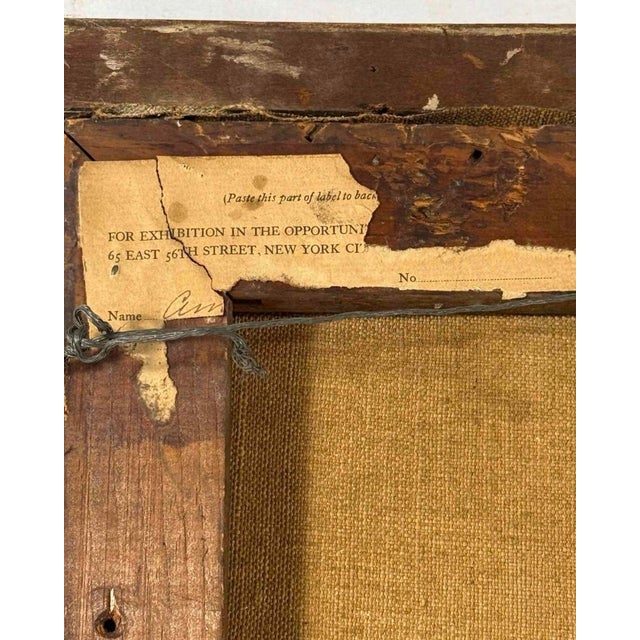 C. 1930 Amy Londoner "Blonde Girl" Oil Painting — Stellar New York City Provenance For Sale - Image 6 of 8