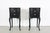 Antique French Rococo Style Black Lacquered Nightstands, a Pair For Sale - Image 13 of 13