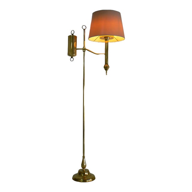 Classical Brass Floor Lamp, 1960s For Sale