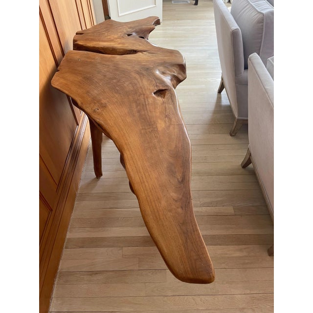 Contemporary Natural Sculptural Root Table For Sale - Image 3 of 12
